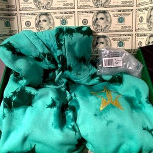 Green Jeffree Star Dye Hoodie